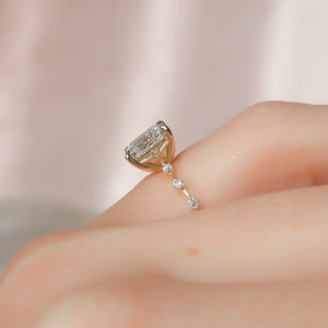 The Penelope Set With A Princess Moissanite