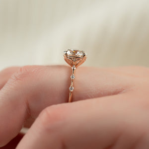 The Penelope Set With A 1.5 Carat Round Lab Diamond