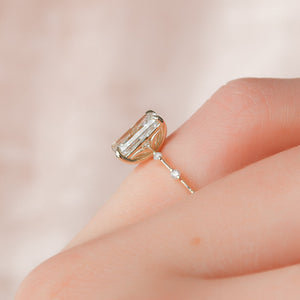 The Penelope Set With A Radiant Moissanite