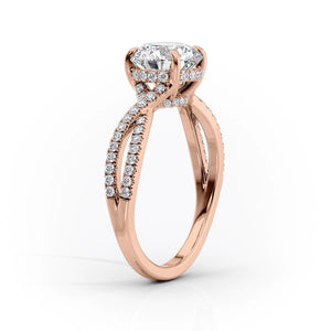 The Angelina Set With A 1.5 Carat Emerald Lab Diamond