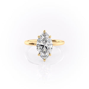 The Nelly Set With A 1 Carat Marquise Lab Diamond