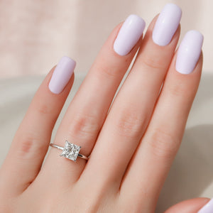 The Nelly Set With A Princess Moissanite