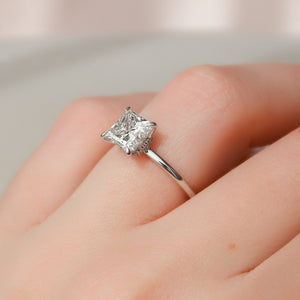 The Nelly Set With A Princess Moissanite