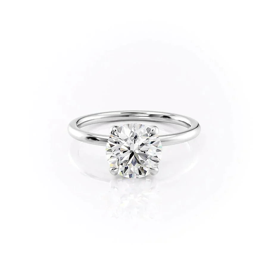 The Nelly Set With A 1 Carat Round Lab Diamond