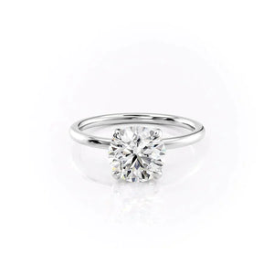 The Nelly Set With A 1 Carat Round Lab Diamond