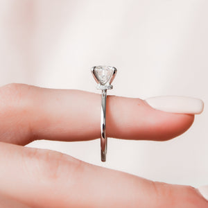 The Nelly Set With A 1.5 Carat Round Lab Diamond