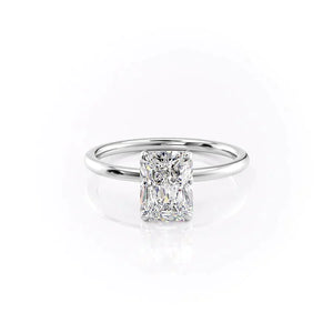 The Nelly Set With A 4.5 Carat Radiant Moissanite