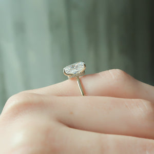 The Nelly Set With A Radiant Moissanite