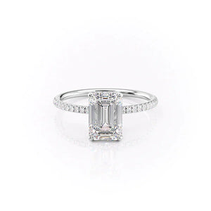 The Pave Crown Kamellie Set With A 2 Carat Emerald Lab Diamond