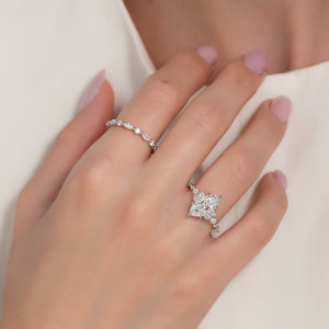 The Kristen Set With A 1 Carat Marquise Lab Diamond