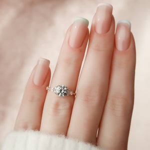The Kristen Set With A 1 Carat Round Lab Diamond