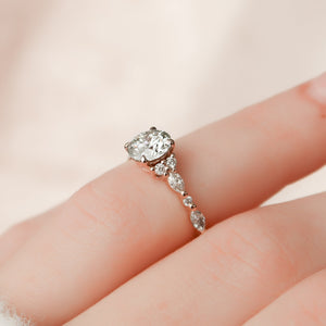 The Kristen Set With A 1 Carat Round Lab Diamond