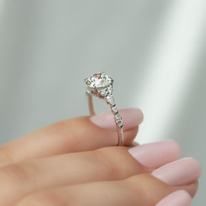 The Kristen Set With A 2 Carat Round Lab Diamond