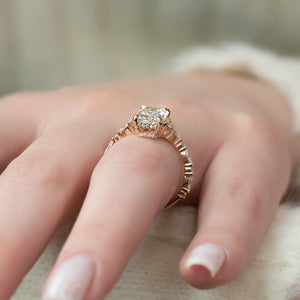 The Kristen Set With A 2.5 Carat Radiant Lab Diamond