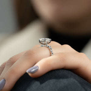 The Lindsey Set With A Princess Moissanite