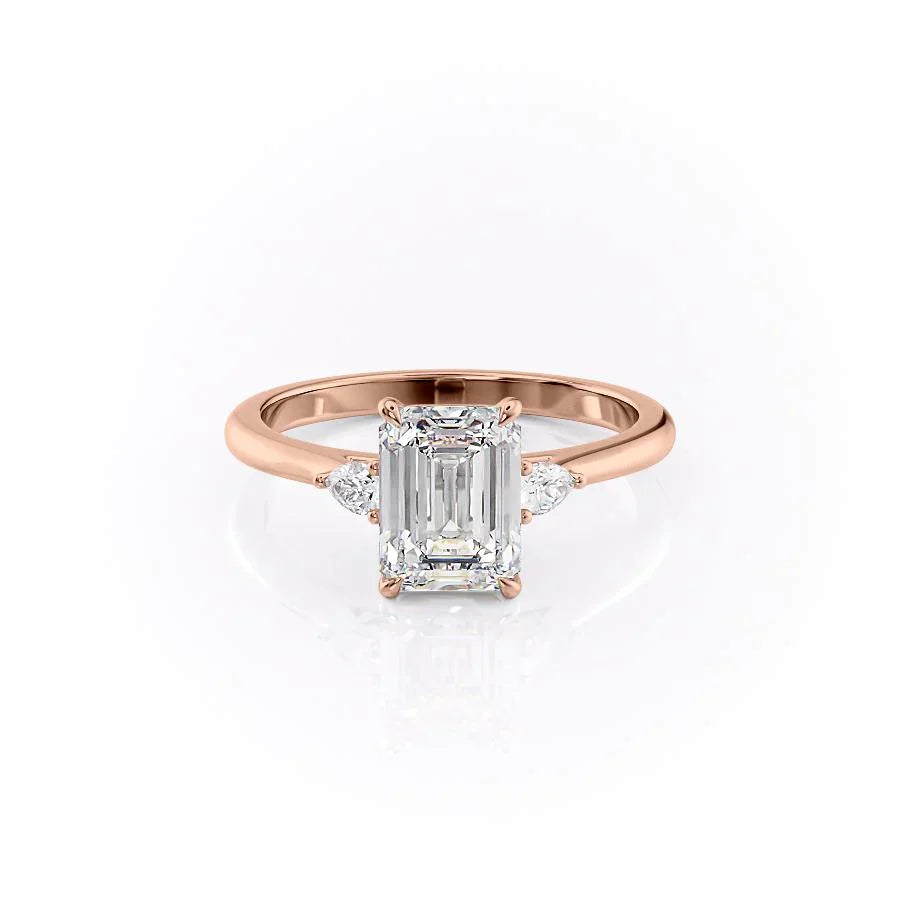The Pears Liv Set With A 2 Carat Emerald Lab Diamond