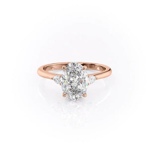 The Pears Liv Set With A 2.5 Carat Oval Moissanite