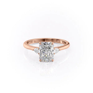 The Pears Liv Set With A 3 Carat Radiant Lab Diamond