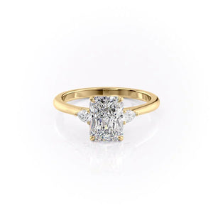 The Pears Liv Set With A 2 Carat Radiant Lab Diamond