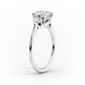The Lia Set With A Marquise Moissanite