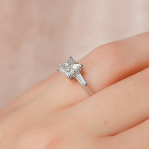 The Liv Set With A Princess Moissanite
