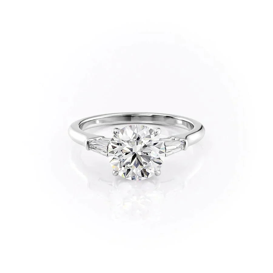 The Liv Set With A 1 Carat Round Lab Diamond