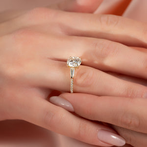 The Pave Liv Set With A 2 Carat Round Lab Diamond