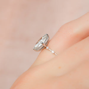 The Penelope Set With A 4.5 Carat Marquise Moissanite