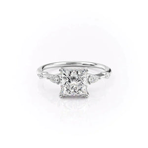 The Naomi Set With A 1 Carat Princess Lab Diamond