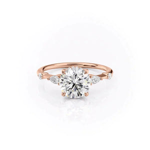 The Naomi Set With A 1 Carat Round Lab Diamond