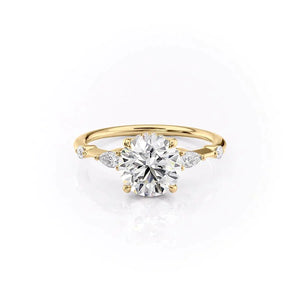 The Naomi Set With A 1 Carat Round Lab Diamond