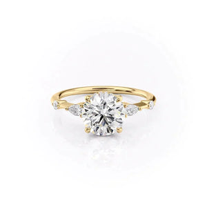 The Naomi Set With A 1 Carat Round Lab Diamond