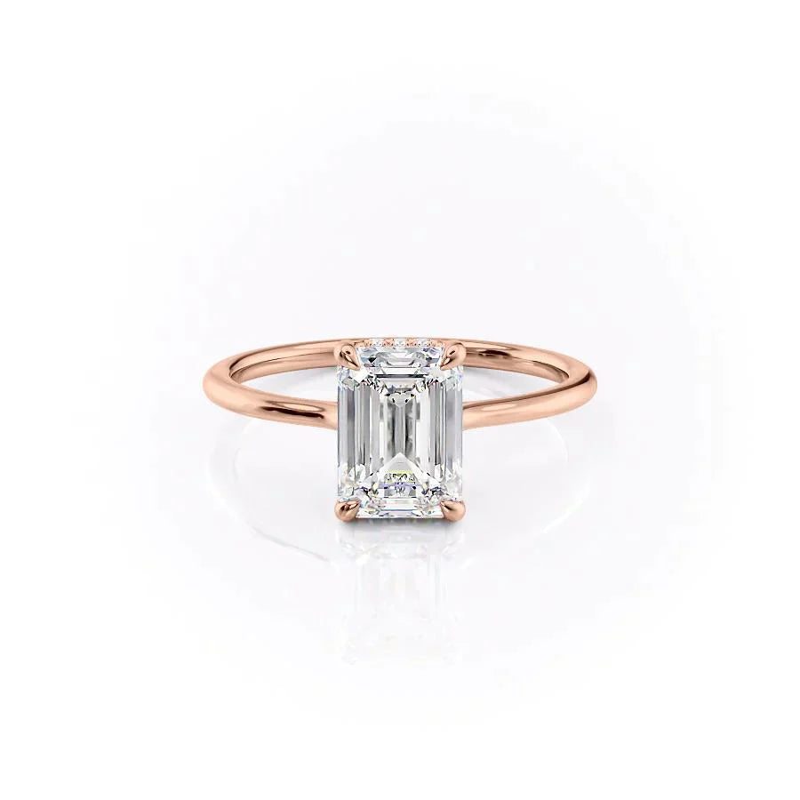 The Maia Set With A 2 Carat Emerald Lab Diamond