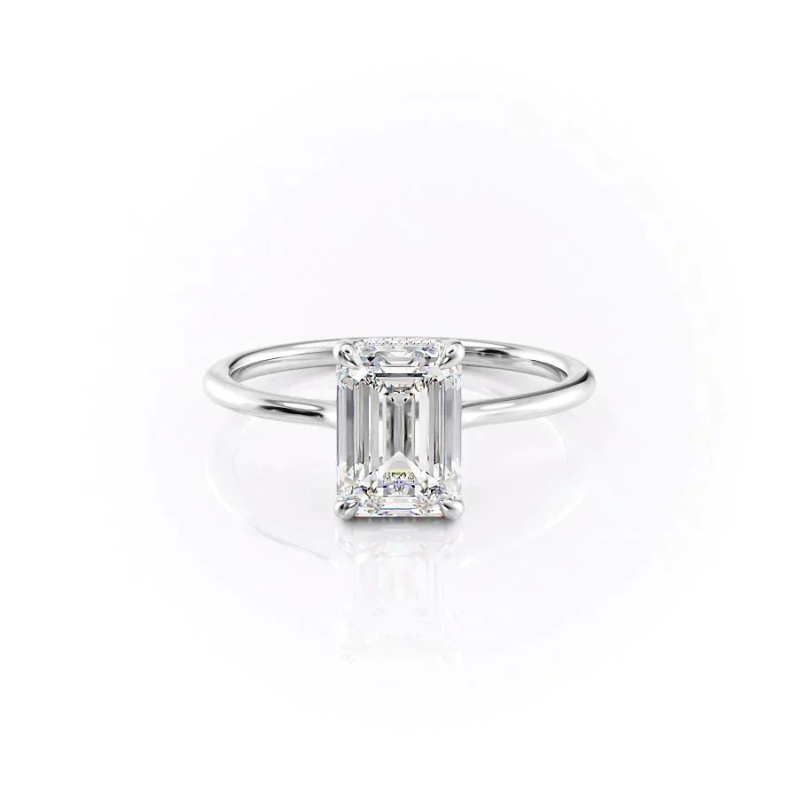 The Maia Set With A 1.5 Carat Emerald Lab Diamond