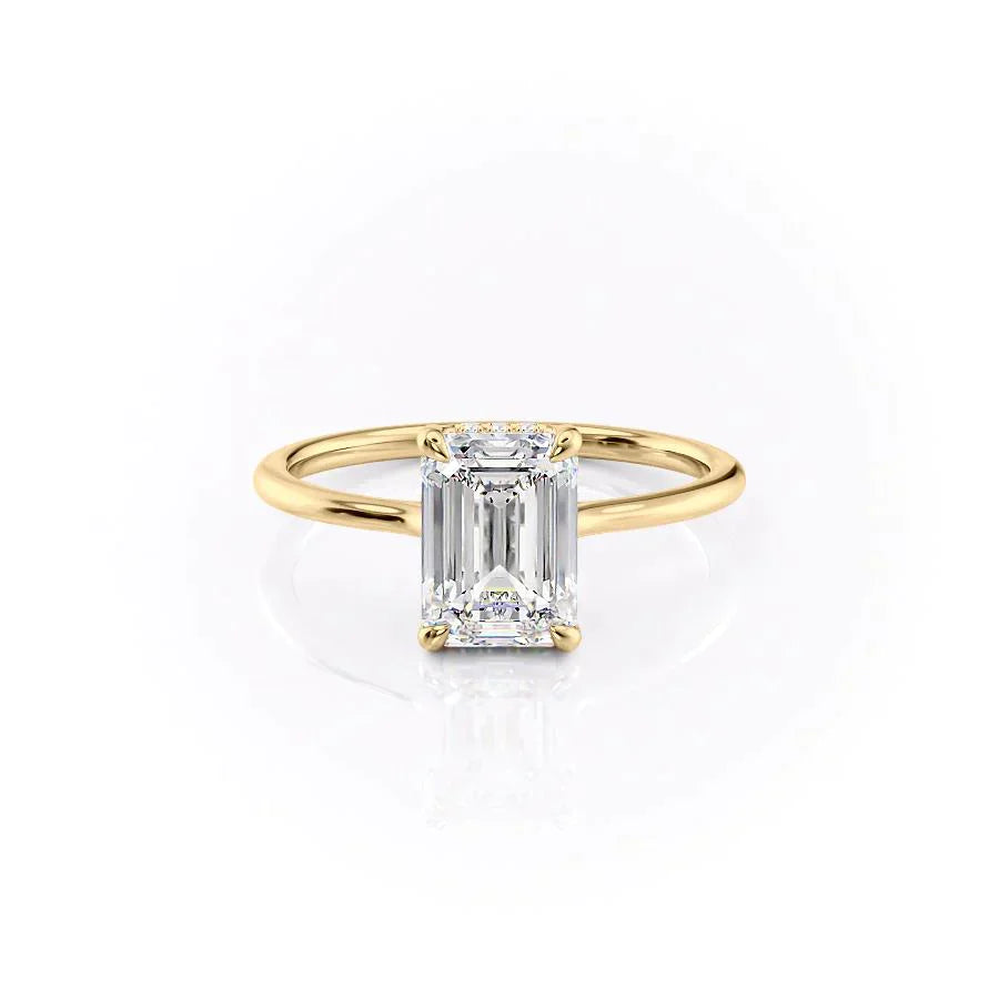 The Maia Set With A 1.5 Carat Emerald Lab Diamond