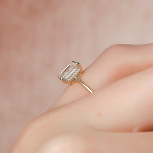 The Maia Set With A 1.5 Carat Emerald Lab Diamond