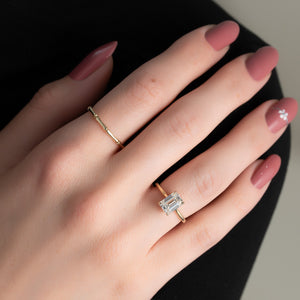 The Maia Set With A 1.5 Carat Emerald Lab Diamond
