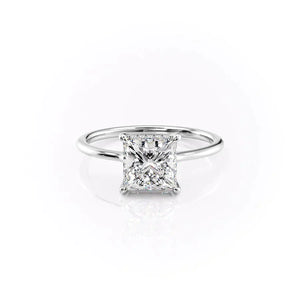 The Maia Set With A 3.5 Carat Princess Moissanite