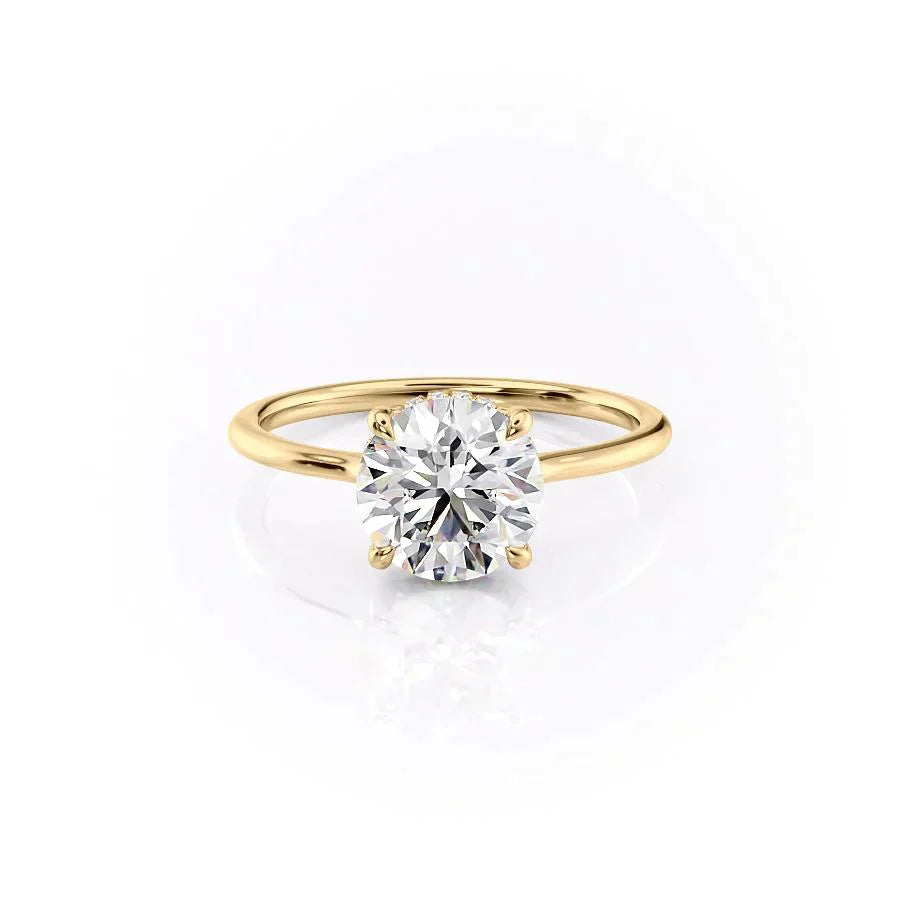 The Maia Set With A 1 Carat Round Lab Diamond