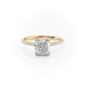 The Mandy Set With A Cushion Moissanite