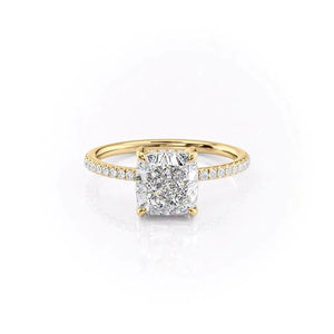 The Mandy Set With A 1 Carat Cushion Lab Diamond
