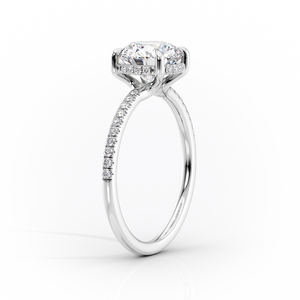 The Mandy Set With A 3 Carat Marquise Lab Diamond