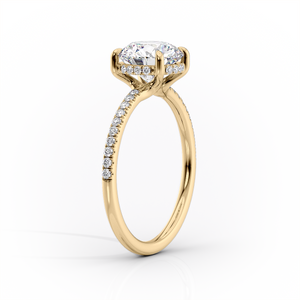 The Mandy Set With A Marquise Moissanite