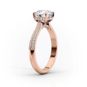 The Kayla Set With A 2.5 Carat Oval Lab Diamond