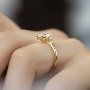 The Scarlett Set With A Marquise Moissanite