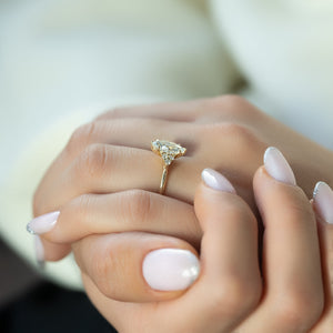 The Scarlett Set With A Marquise Moissanite