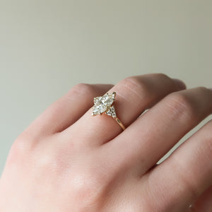 The Scarlett Set With A Marquise Moissanite