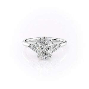 The Scarlett Set With A Oval Moissanite