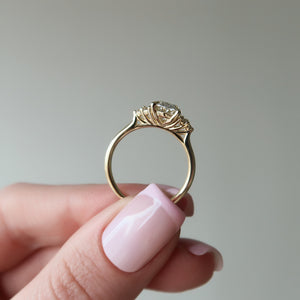 The Scarlett Set With A Oval Moissanite