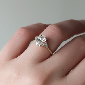 The Scarlett Set With A Oval Moissanite